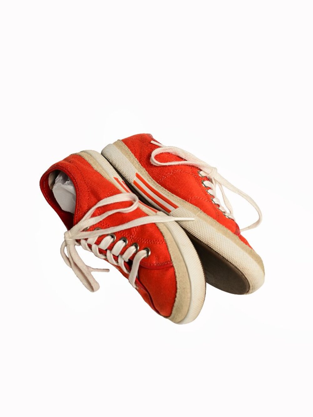 COACH - Orange Canvas Sneakers Size 8- Casual / Y2K - Picture 6 of 13